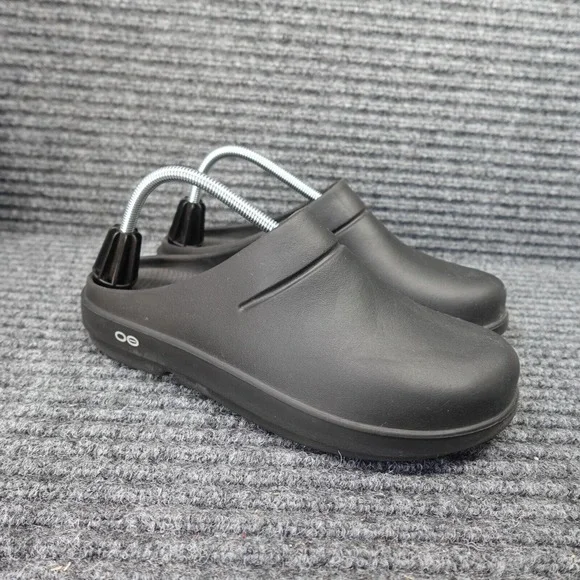 OEFOS | Shoes | Oefos Shoes Mens 9 Black Rubber Mule Clogs 
